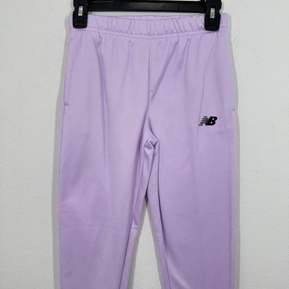 New Balance‎ Kids Girls Lavender Jogger Pants M 10 12 Athletic Track Sweatpants